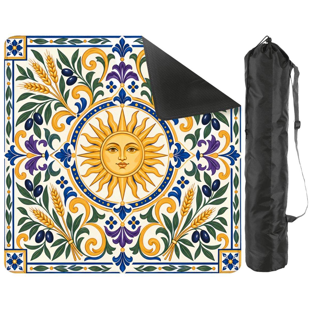 Under The Tuscan Sun Mahjong Mat - Splash Of Mahj And Color Co.