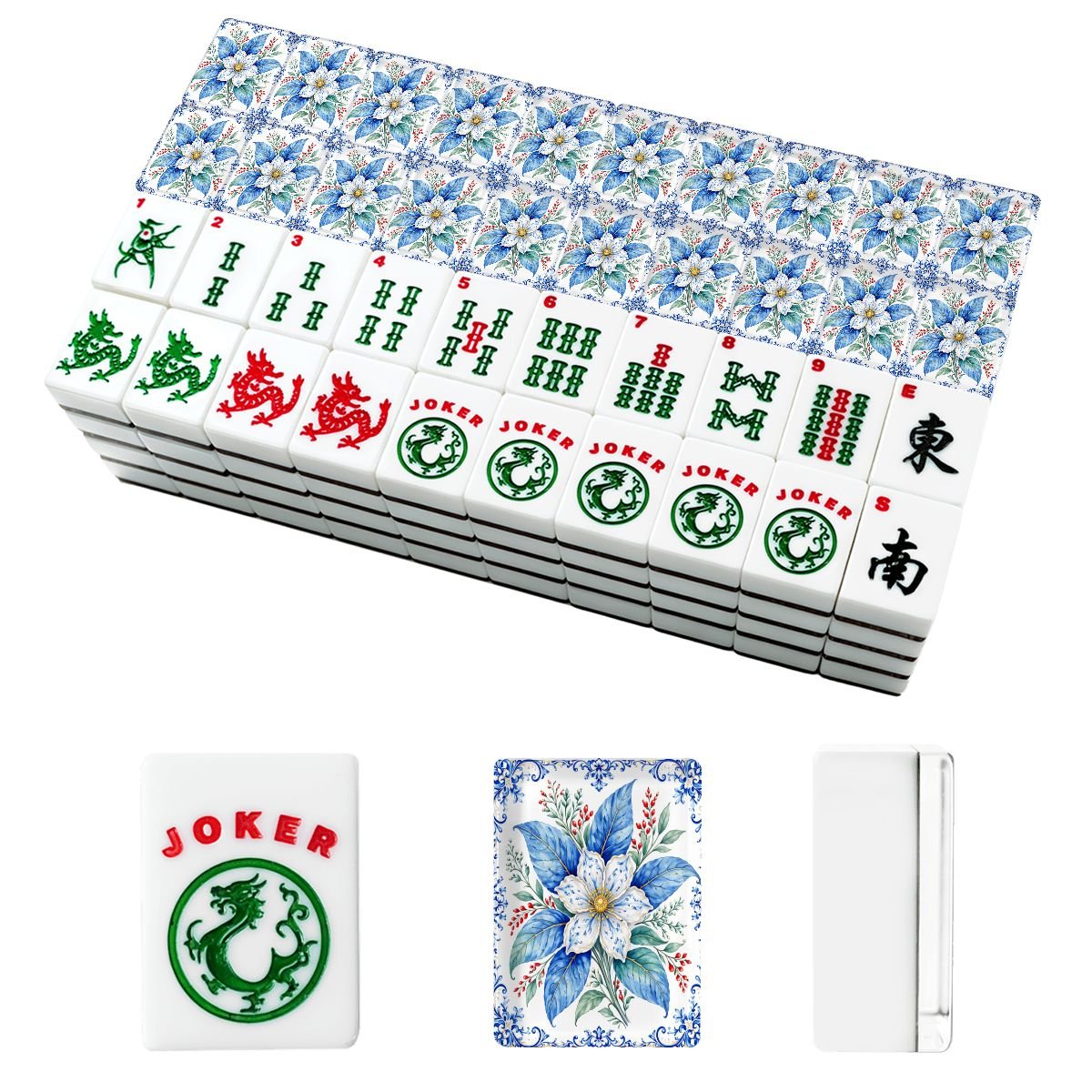 Tobacco Leaf American Mahjong Tiles And Carry Bag Set - Splash of Color Co.