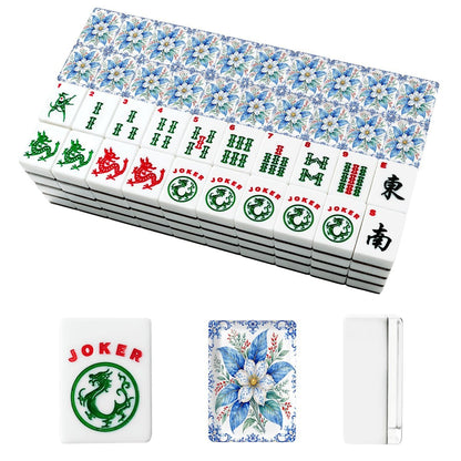 Tobacco Leaf American Mahjong Tiles And Carry Bag Set - Splash of Color Co.