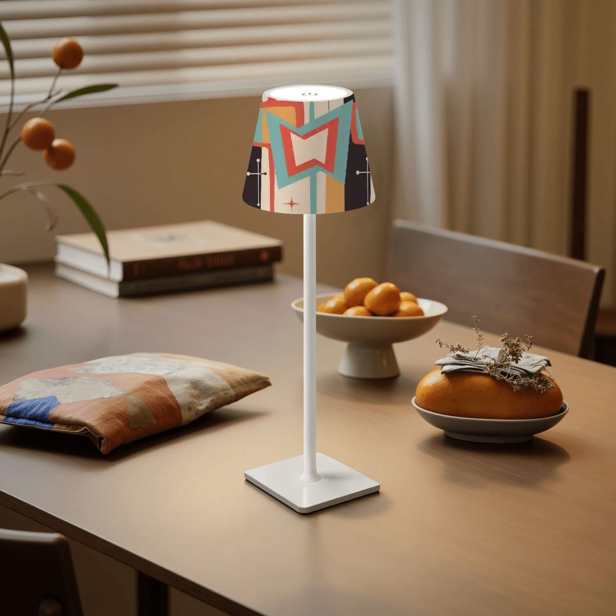 Mod Squad Modern Mahjong LED Cordless Table Lamp - Splash of Color Co.