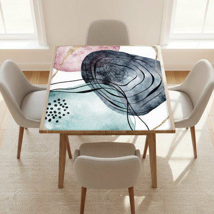Bohemian Abstract Watercolor Mahjong Mat - Splash of Color Co.