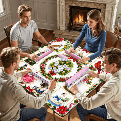 The 12 Days Of Christmas Mahjong Mat