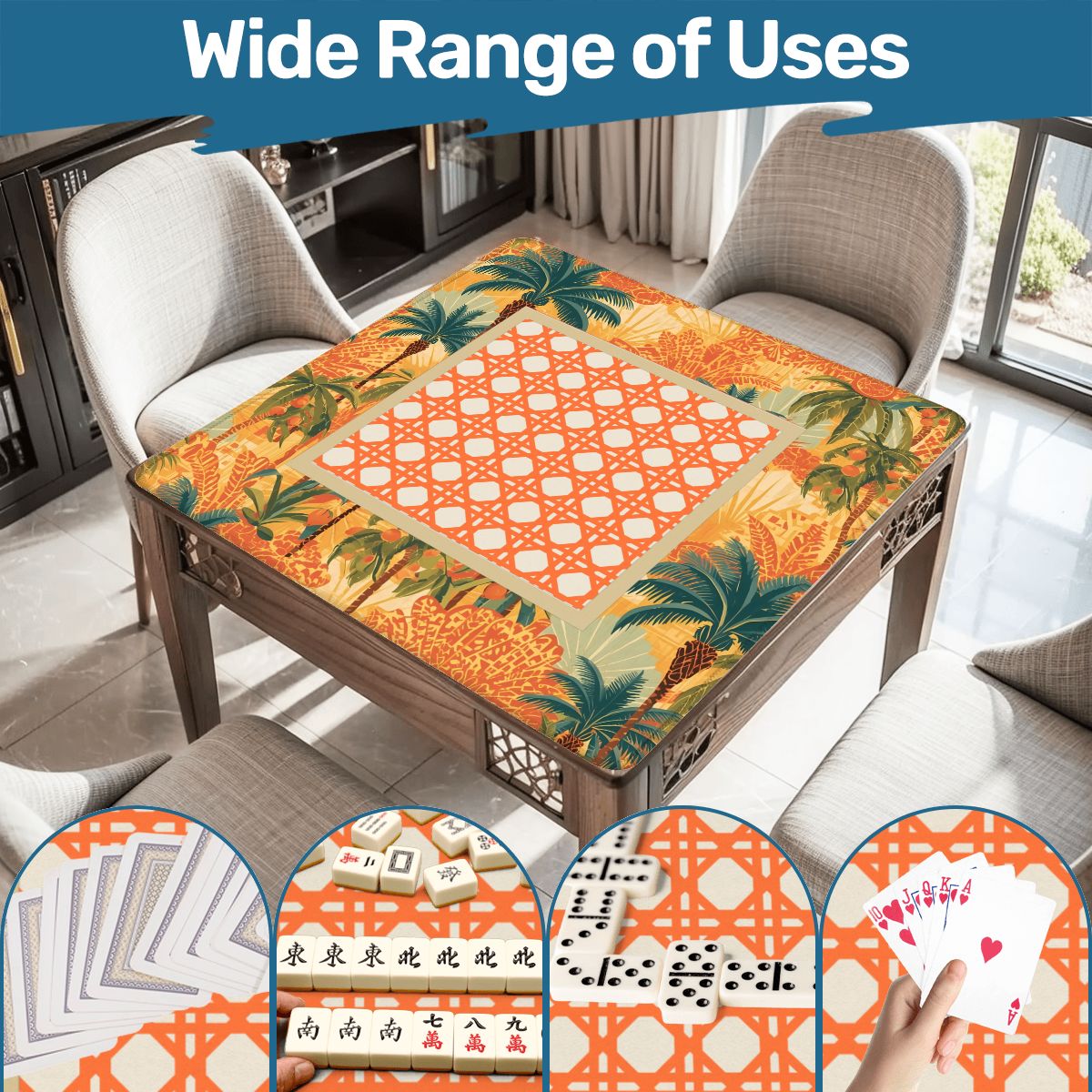 Cane Paradise Mahjong Mat - Splash of Color Co.