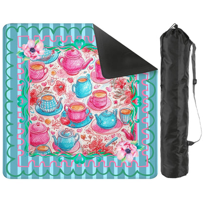 Tea Time Pastel Parlor Mahjong Mat - Splash of Color Co.