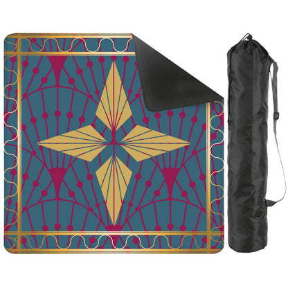 Art Deco Mahjong Mat, Speakeasy Golden Glitz & Berry Blitz - Splash of Color Co.