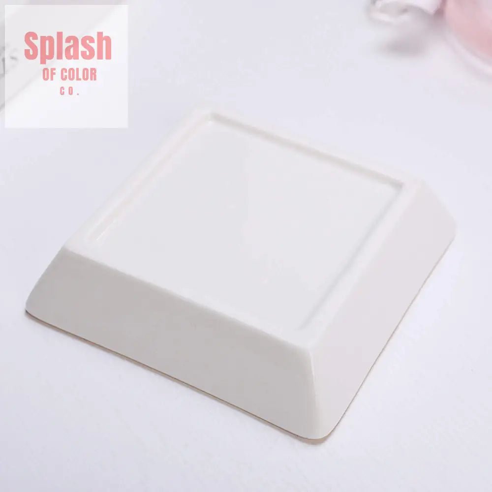 Fynny Dogs Playing Mahjong Floral Dessert Appetizer Party Plates - Splash of Color co.