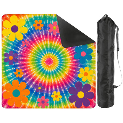 Psychedelic Tie Dye Mahjong Mat - Splash Of Mahj And Color Co.