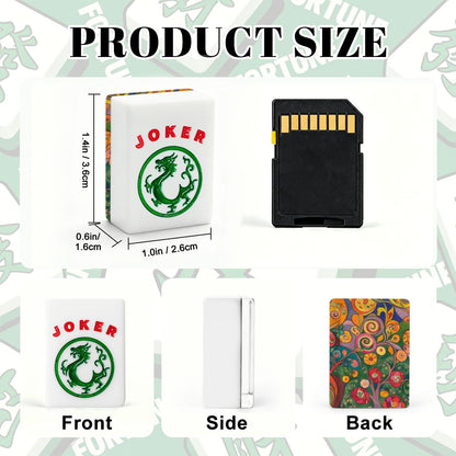 Klimt Watercolor Designed American Mahjong Tiles And Carry Case - Splash Of Mahj And Color Co.