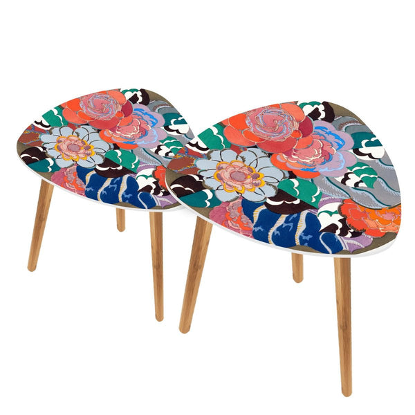 Art Deco Modern Nesting Tables - Splash of Color Co.