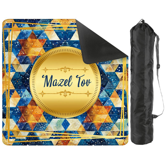 So Much Mazal Tov Mahjong Mat - Splash of Color Co.