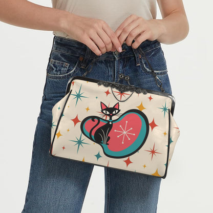 The Cat's Meow Vintage Kisslock Purse - Splash Of Mahj And Color Co.