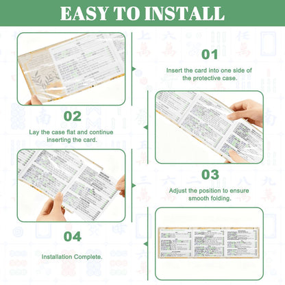 The Vintage Heirloom Butterfly Scrapbook Garden 4 Mahjong Card Holder with Line Finder - Splash of Color Co.