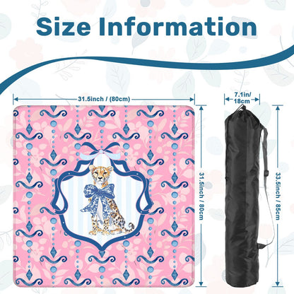 The Charleston Cheetah Mahjong Mat - Splash of Color Co.