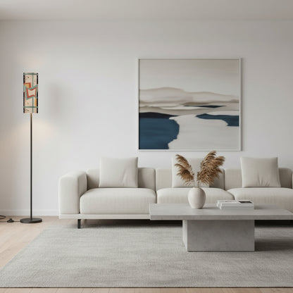 Mod Squad Modern Slim Lined Floor Lamp - Splash of Color Co.