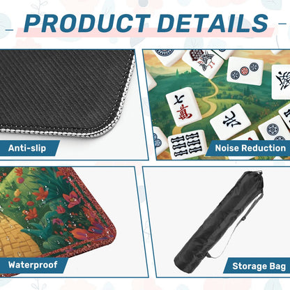 Wizard Of Oz Mahjong Mat Whimsical Land Of - Splash of Color Co.