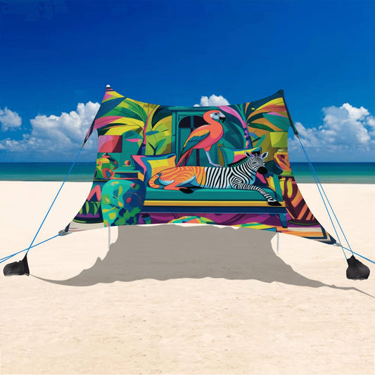 Wild Thang Summer Breeze Beach Canopy - Splash of Color Co.