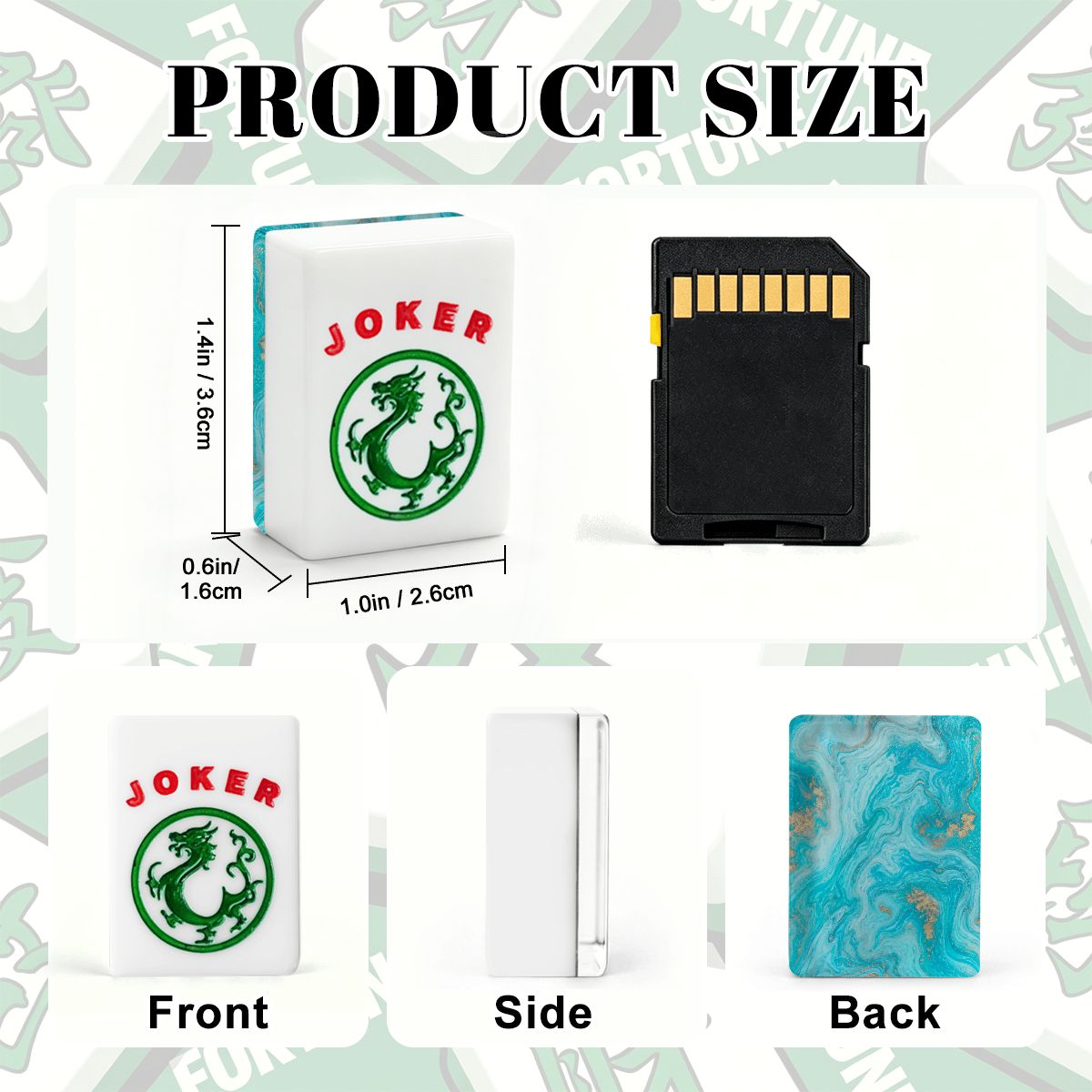 Aruba Oceanic American Mahjong Tiles And Carry Case - Splash Of Mahj And Color Co.