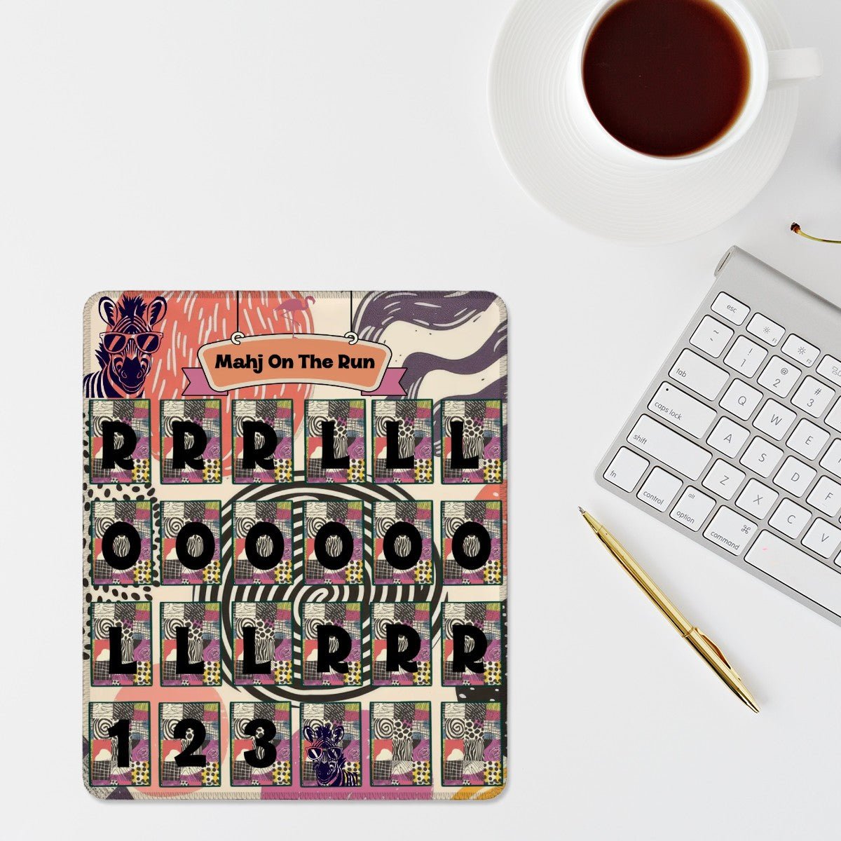 Mahj On the Run Solo Practice Rad Boho Jungle - Splash of Color Co.