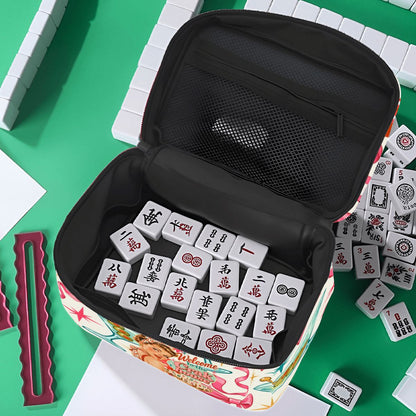 Welcome To The Crak House Nostalgic Portable Mahjong Tile Bag