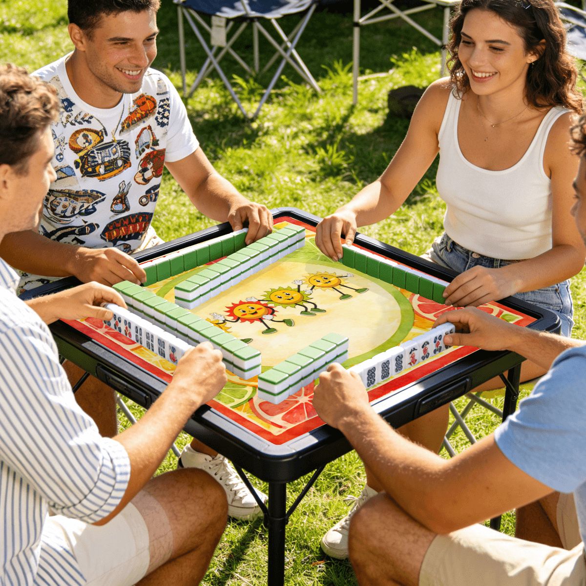 The Charleston Happy Play Mini Mahjong Mat - Splash of Color Co.