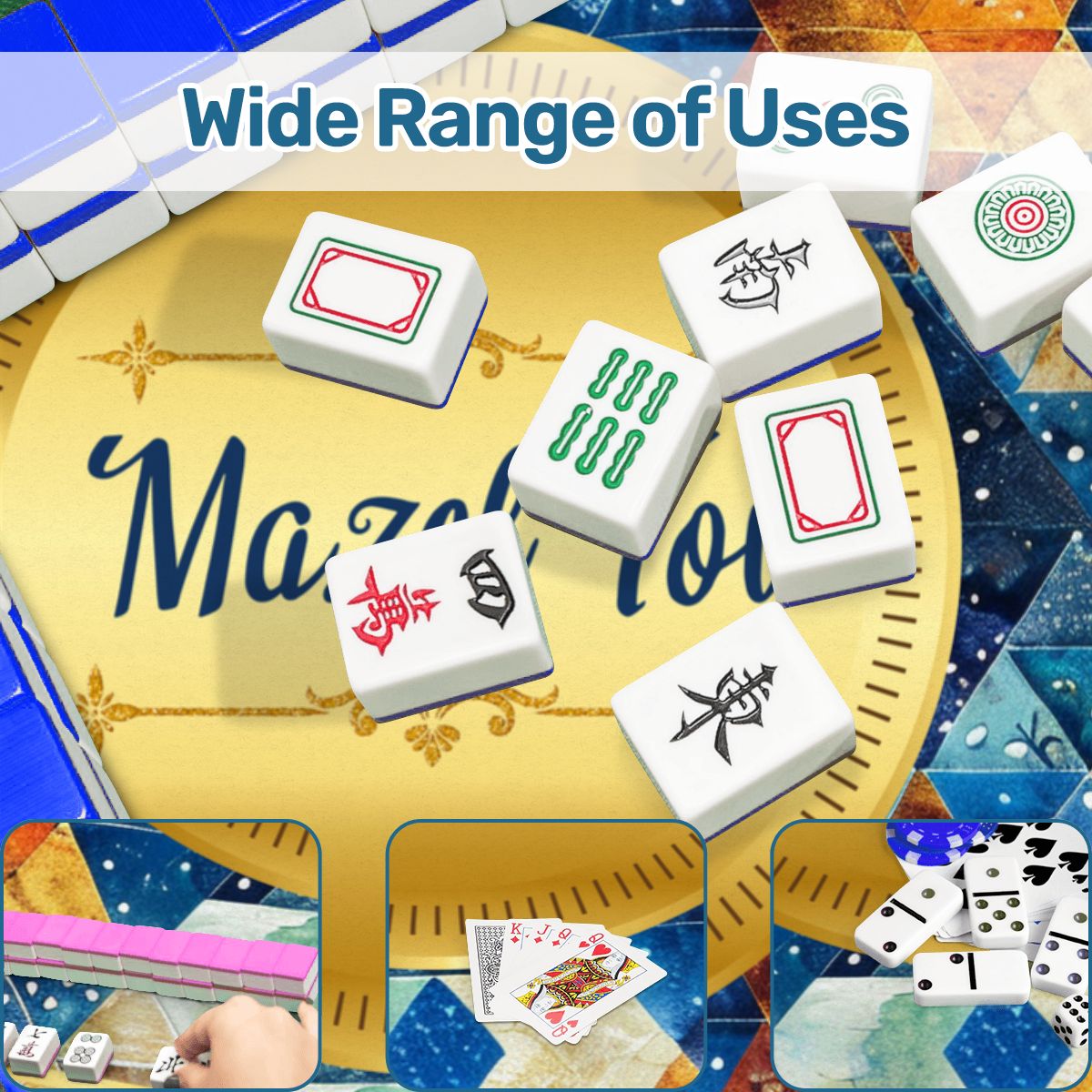 So Much Mazal Tov Mahjong Mat - Splash of Color Co.