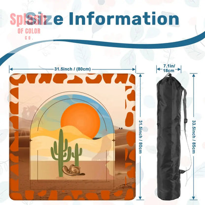 Dark Desert Highway Arizona State Mahjong Mat - Daily Accessories