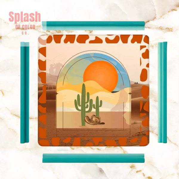 Dark Desert Highway Arizona State Mahjong Mat - Splash of Color co.