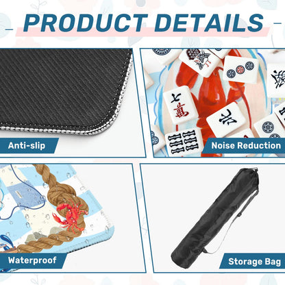 New England Nautical Mahjong Mat - Splash of Color Co.