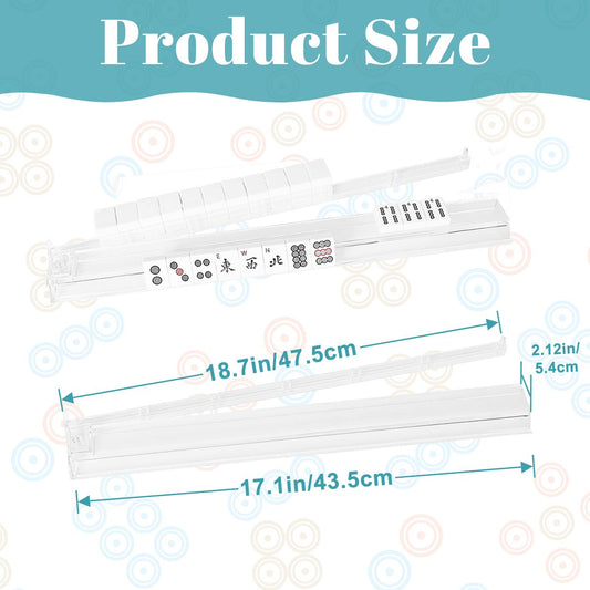 Pearls Of Wisdom Mahjong Rack Storage Bag And 4 Mahjong Tile Pusher Racks