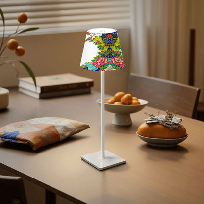 Tobacco Leaf Mahjong LED Cordless Table Lamp - Splash of Color Co.