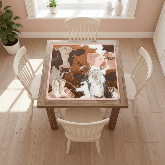 Ole Bessie Rustic Cowgirl Mahjong Mat - Splash of Color Co.