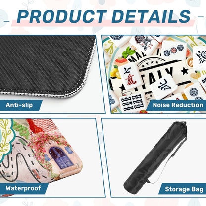 Italian Foodie Mahjong Mat, Tour Of Italy - Splash of Color Co.