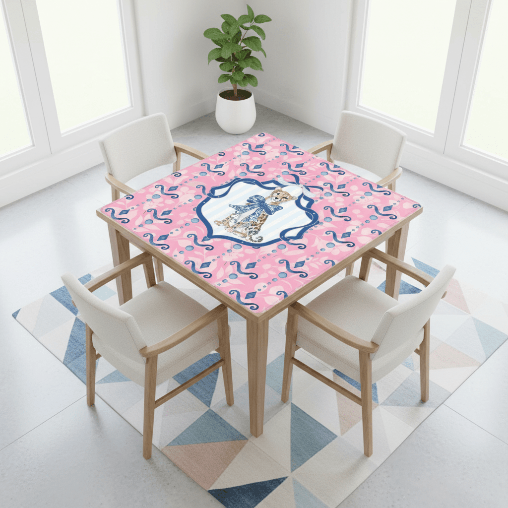 The Charleston Cheetah Mahjong Mat - Splash of Color Co.