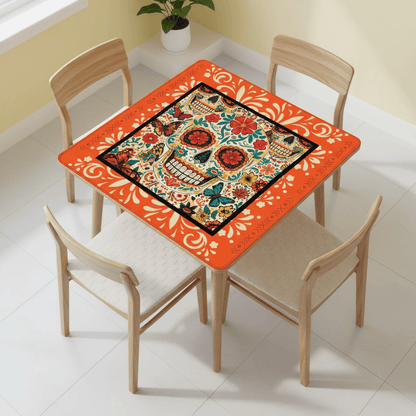 Day Of The Dead Mahjong Mat - Splash of Color Co.