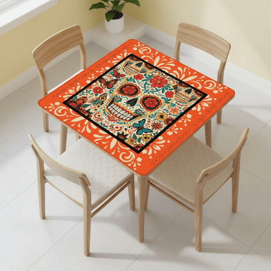 Day Of The Dead Mahjong Mat - Splash of Color Co.