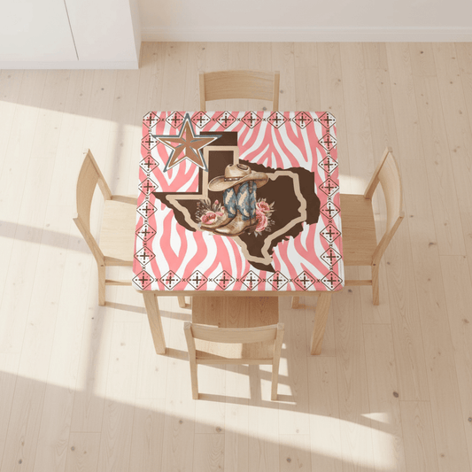 Knocking Boots Texas Mahjong Mat Boho Wildflower - Splash of Color Co.