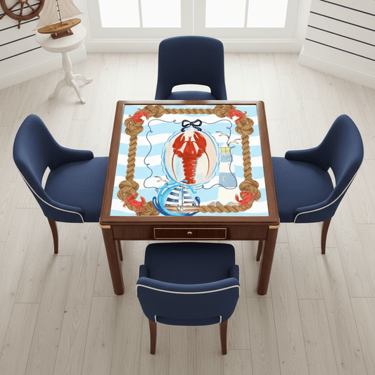 New England Nautical Mahjong Mat - Splash of Color Co.