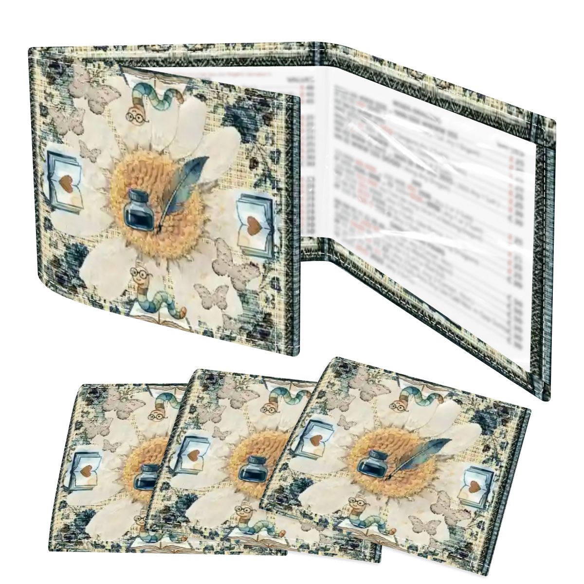 Once Upon A Mahjong Ink And Ivy 4 Mahjong Card Holder with Line Finder - Splash of Color Co.