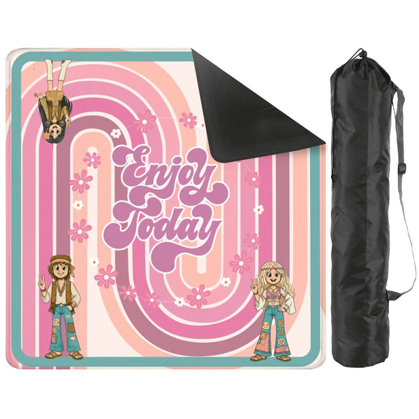 Child Of The 60's Mahjong Mat - Splash of Color Co.