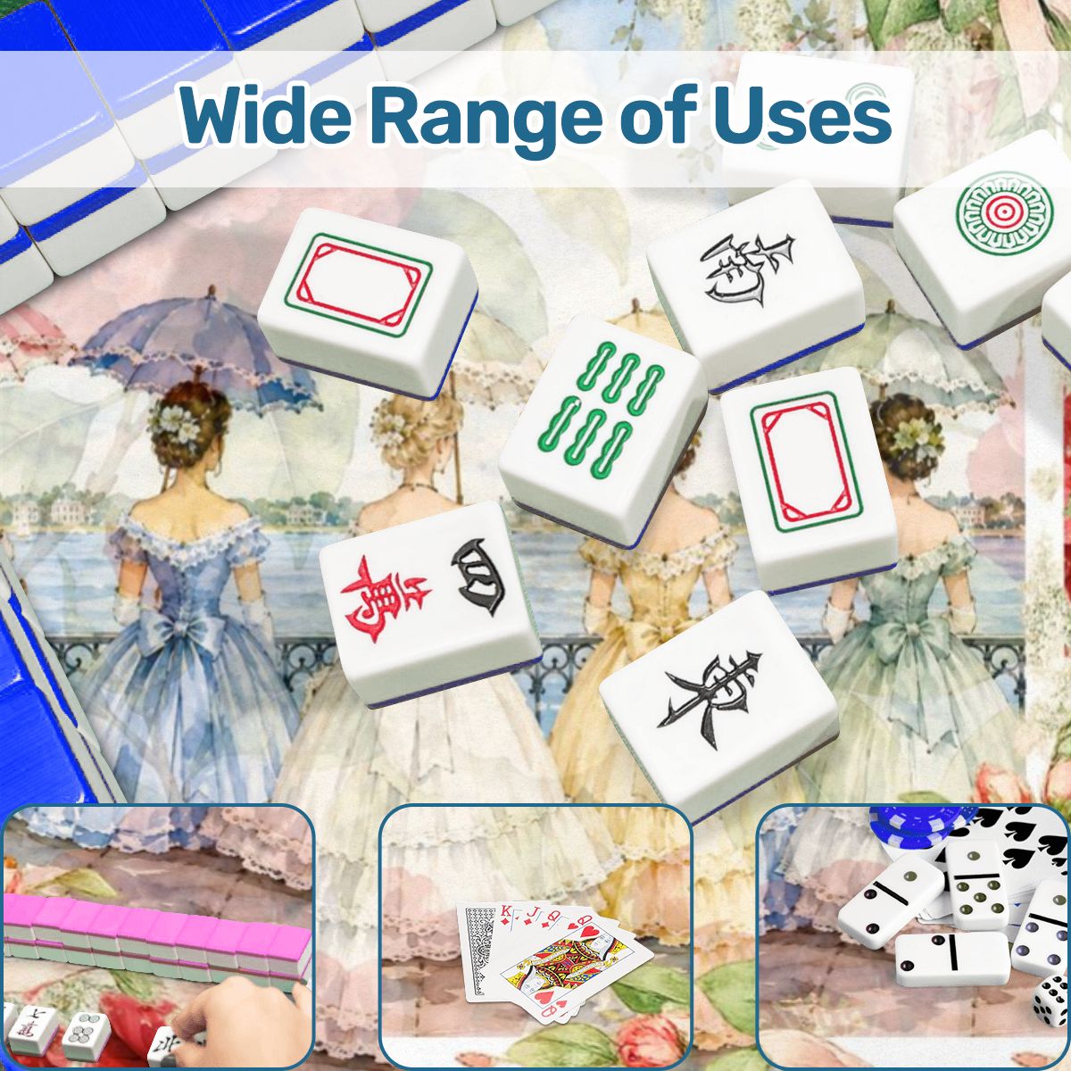 Sweet Home Alabama Southern Belles Mahjong Mat - Splash Of Mahj And Color Co.