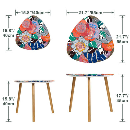 Art Deco Modern Nesting Tables - Splash of Color Co.