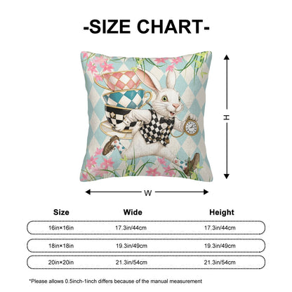 Go Ask Alice Whimsical Corduroy Pillow And Insert