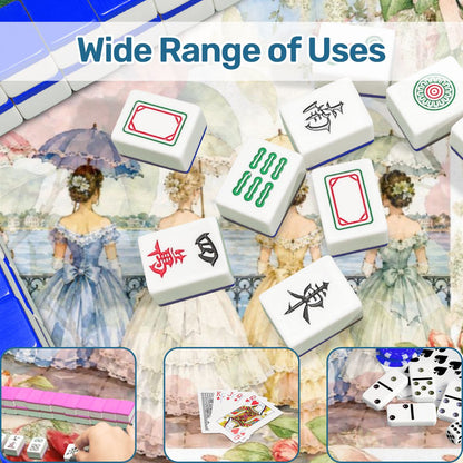 Sweet Home Alabama Southern Belles Scalloped Mahjong Mat - Splash Of Mahj And Color Co.