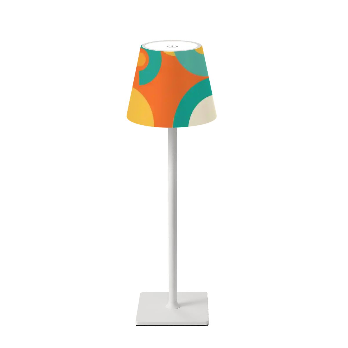 GeoFlare Modern Mahjong LED Cordless Table Lamp - Splash of Color Co.