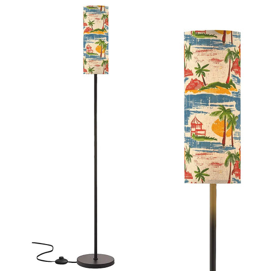 Tropical Florida Beach, Heritage Collection Modern Floor Lamp
