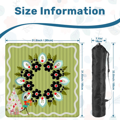 Ho'ing All The Way Nostalgic Christmas Mahjong Mat
