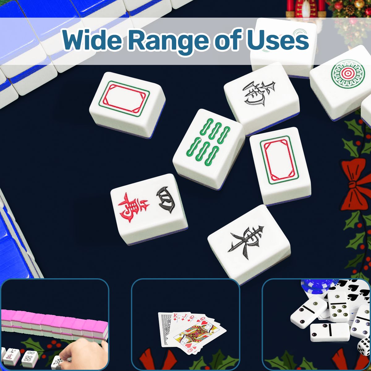 Ralph's Christmas Story Tartan Plaid Mahjong Mat - Splash Of Mahj And Color Co.