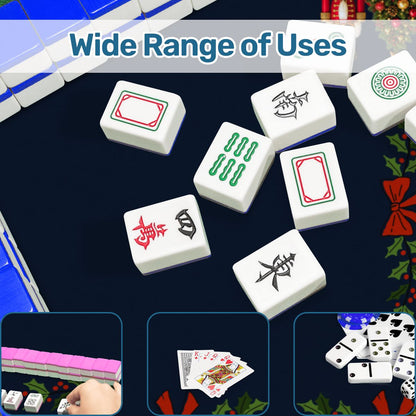 Ralph's Christmas Story Tartan Plaid Mahjong Mat - Splash Of Mahj And Color Co.