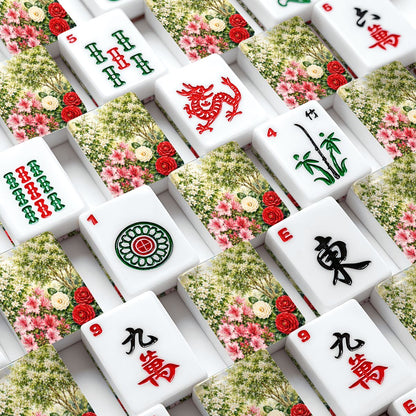 Southern Gardens American Mahjong Tiles And Carry Case