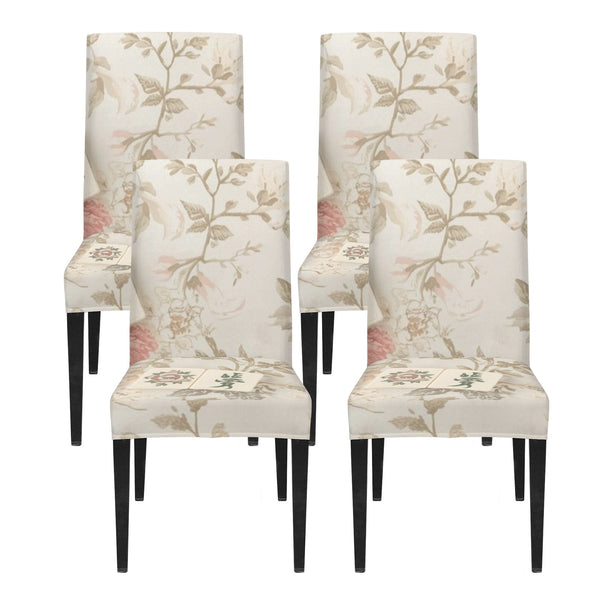 Mahjong Room Chair Covers, Watercolor Asian Design - Splash of Color Co.
